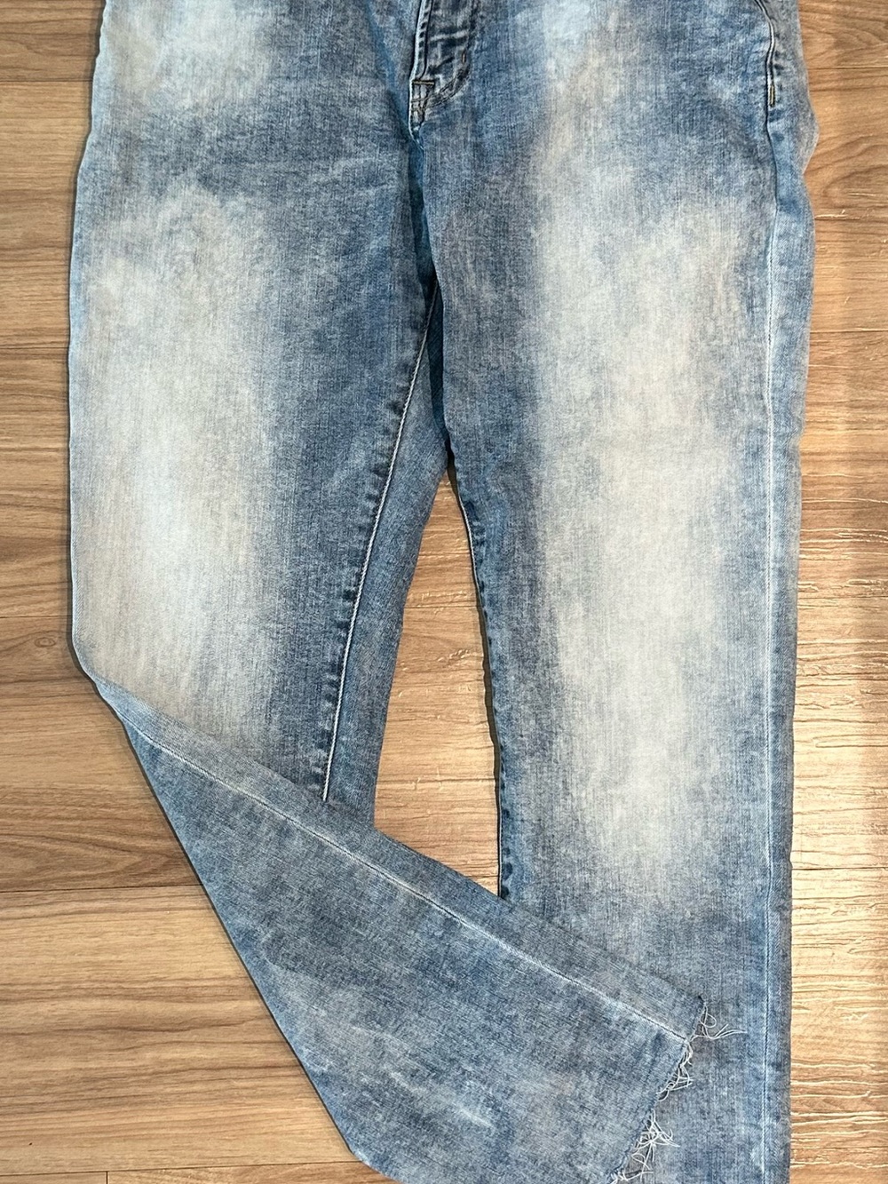 American Eagle Outfitters Mens Jeans Slim Fit 34x34 Light Pre Owned Cut A1-002 - Picture 2 of 11